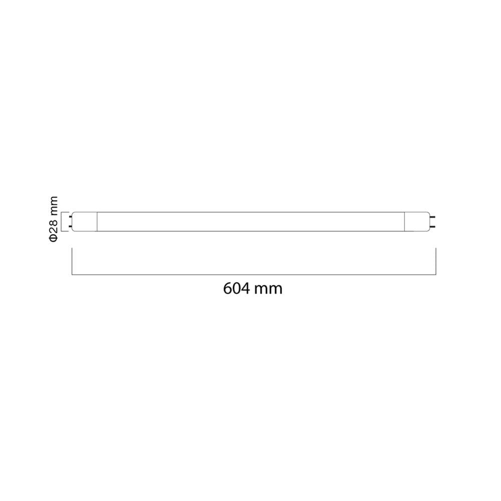 หลอด LED SHINING T8 SIM GUARD DE 9 วัตต์ DAYLIGHT G13