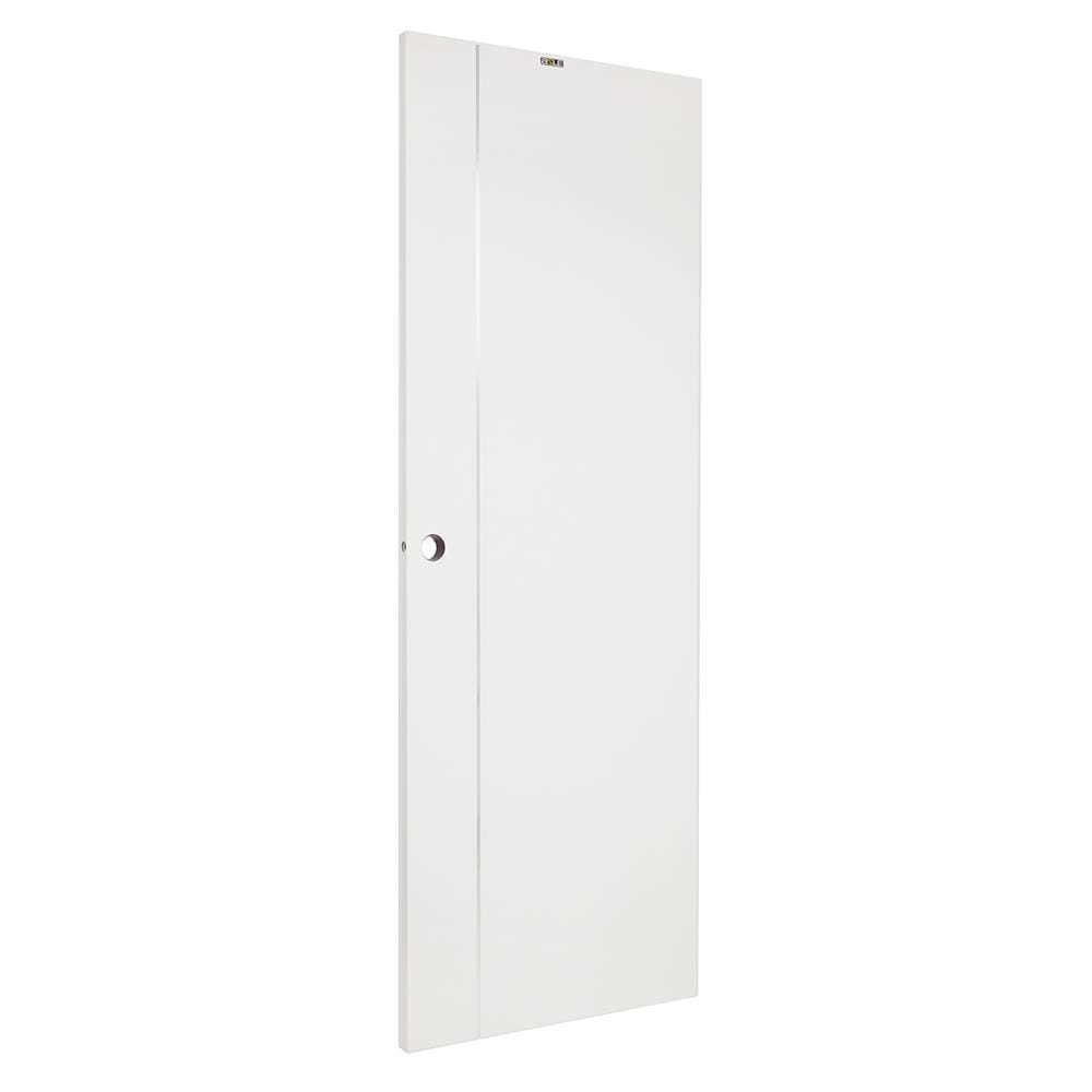 ประตูห้องน้ำ UPVC AZLE BN-01 70X200 ซม. สีขาว เจาะลูกบิด