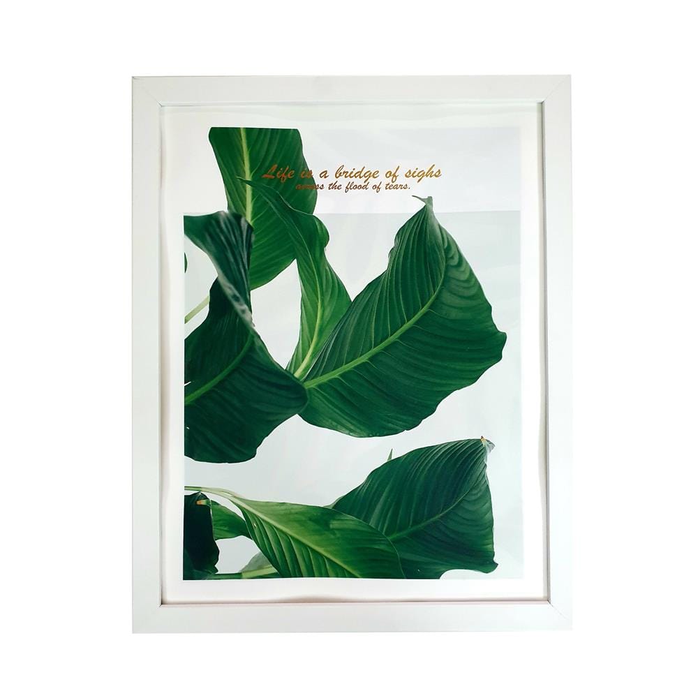 กรอบรูป PTS LEAVES 4 14X18 นิ้ว สีขาว