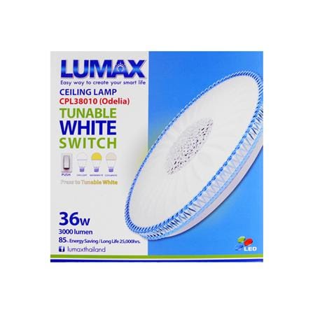 ไฟเพดาน LED LUMAX 03-A1369 15.5 นิ้ว 36 วัตต์ DAYLIGHT/COOL WHITE/WARM WHITE สีขาว_3