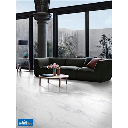 กระเบื้องพื้นพอร์ซเลน 60x60 ซม. TARA โมน่า ขาว A 1.44M2_3