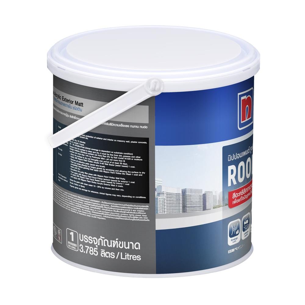 อะคริลิกกันซึม NIPPON PAINT ROOFSEAL 4 กก. สีขาว