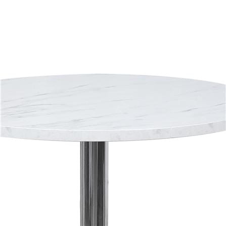 โต๊ะกลมขาแชมเปญ ME LIVING MARBLE ลายหินอ่อนขาว_2