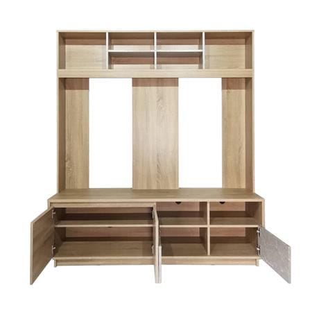 ชุดตู้วางทีวี ME LIVING 160 ซม. สี SOLID OAK/MARBLE_1