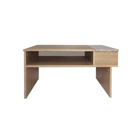โต๊ะกลาง ME LIVING 80 ซม. สี SOLID OAK/MARBLE_1