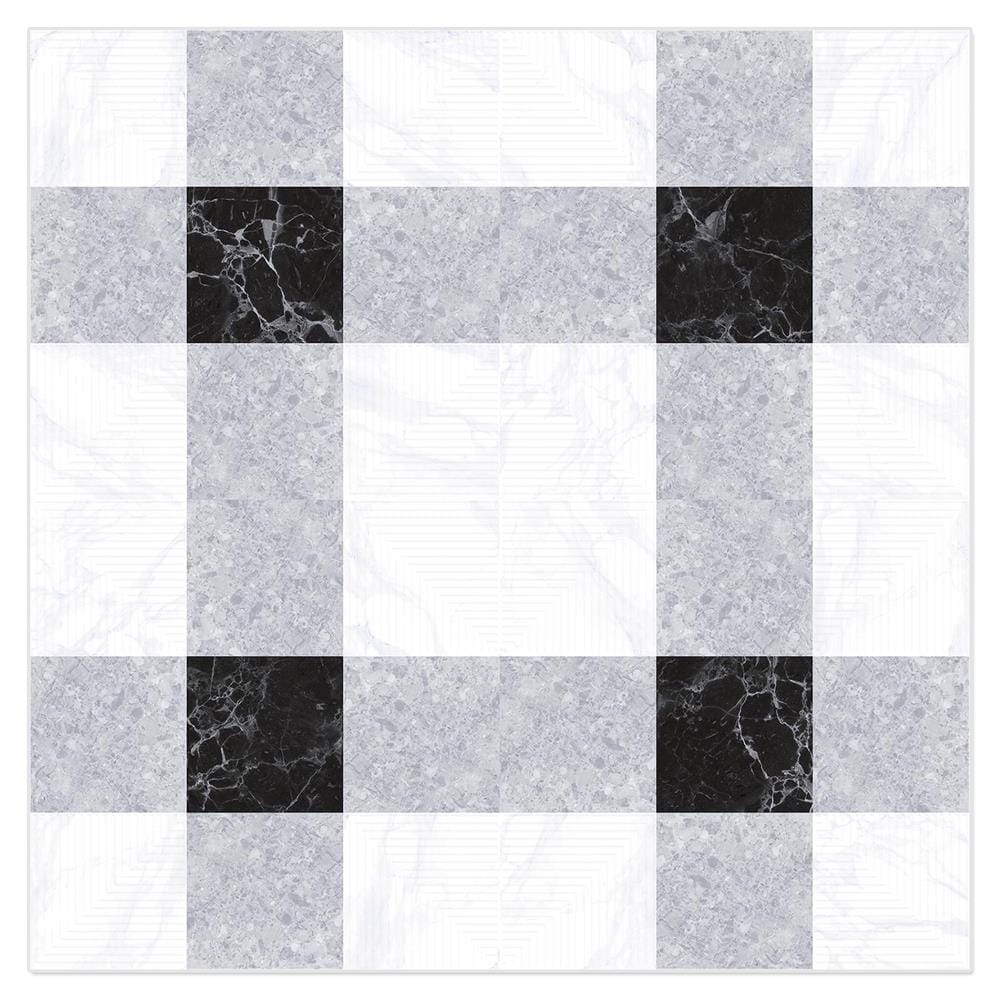 กระเบื้องพื้น 18x18 นิ้ว TARA บาโรเน่ เทา