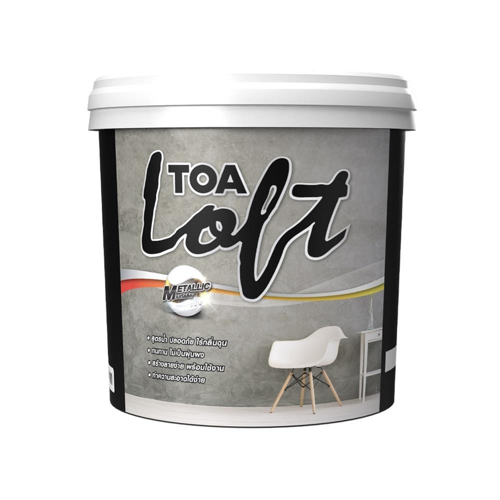สีน้ำลอฟท์ TOA LOFT METALLIC สี PINK GOLD 9 กก.