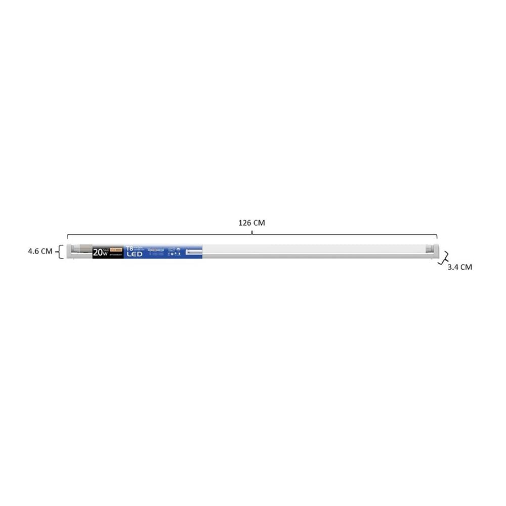 ชุดรางนีออน LED PANASONIC T8 BPT200M830ST 20 วัตต์ WARM WHITE
