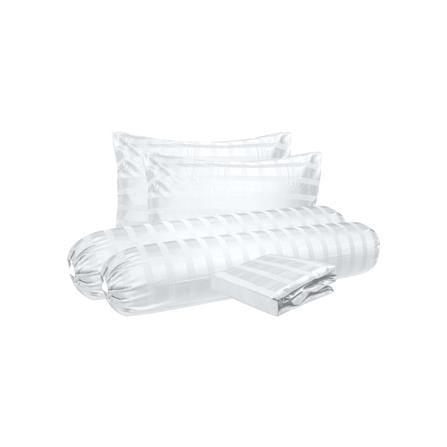ชุดผ้าปูที่นอน 5 ฟุต 5 ชิ้น SLUMBERLAND PERLASO สี WHITE_1