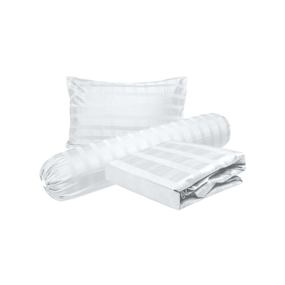 ชุดผ้าปูที่นอน 3.5 ฟุต 3 ชิ้น SLUMBERLAND PERLASO สี WHITE