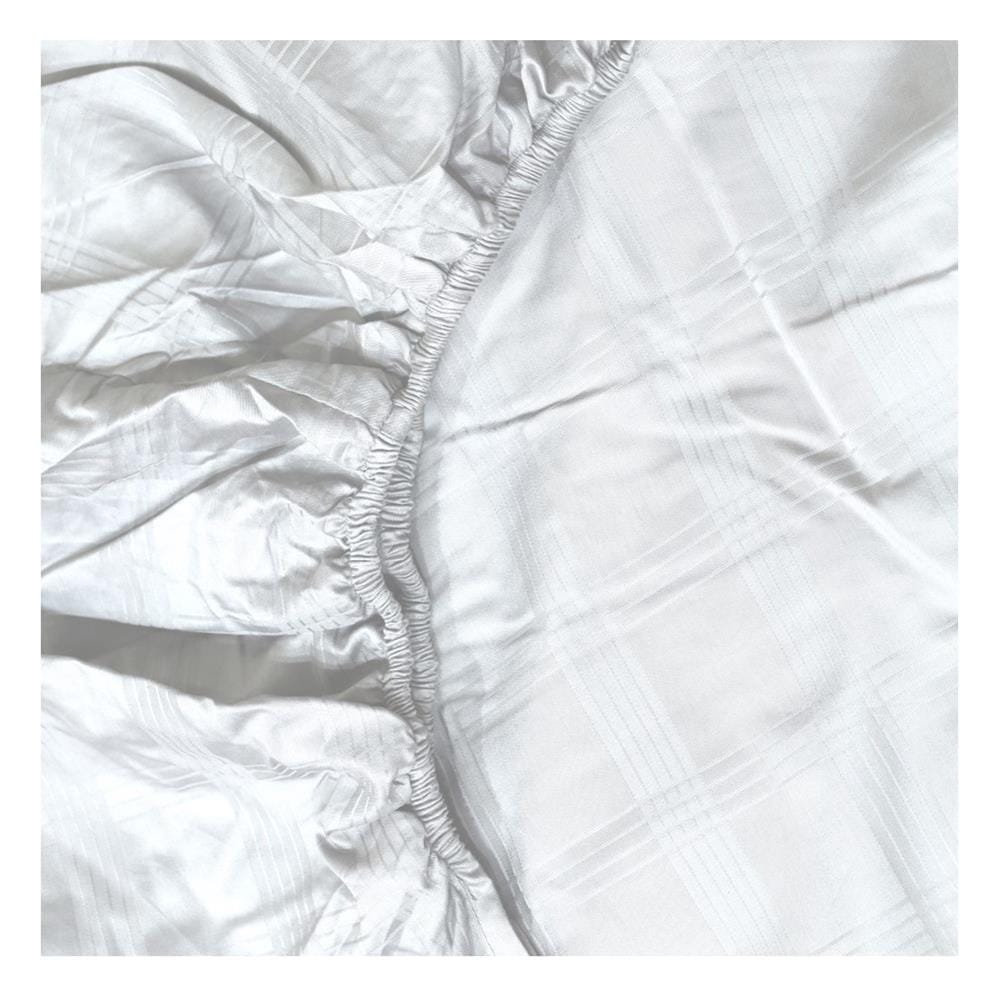 ชุดผ้าปูที่นอน 3.5 ฟุต 3 ชิ้น SLUMBERLAND PERLASO สี WHITE