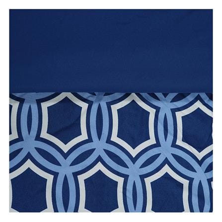 ชุดผ้าปูที่นอน 3.5 ฟุต 4 ชิ้น PICASSO SMILE สี OSLO NAVY BLUE_3