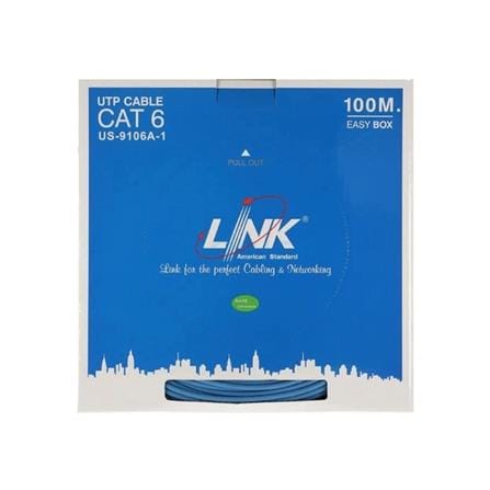 สาย LAN CAT6 LINK US-9106A-1 100 ม. สีฟ้า_3