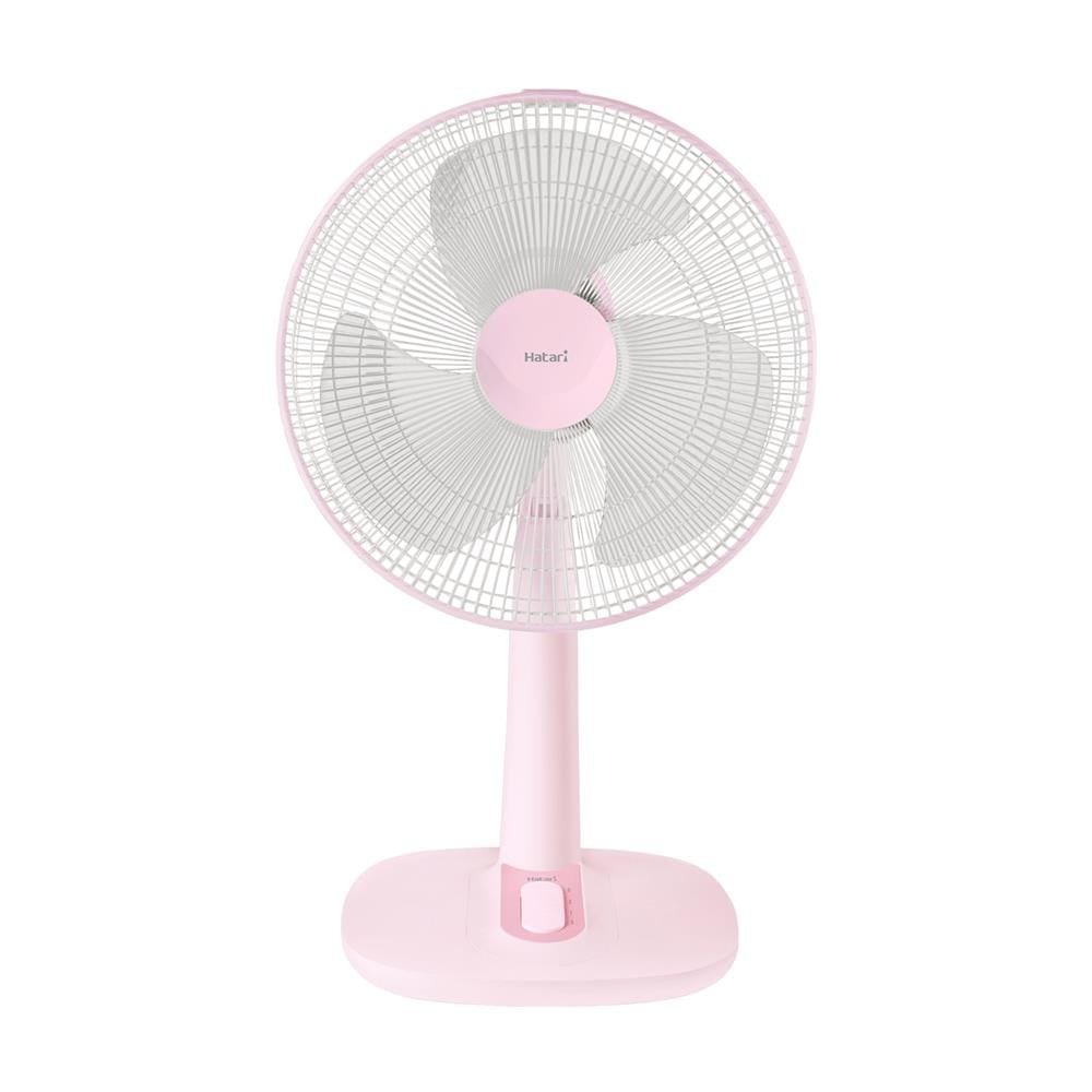 พัดลมตั้งโต๊ะ 14 นิ้ว HATARI T14M1 สีชมพู