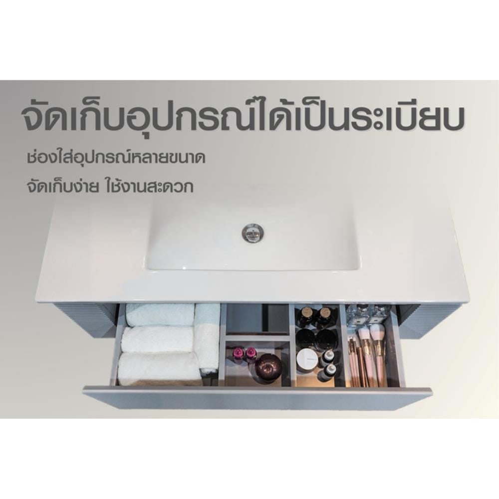 อ่างเคาน์เตอร์ MOYA VC-2203A สีเทา