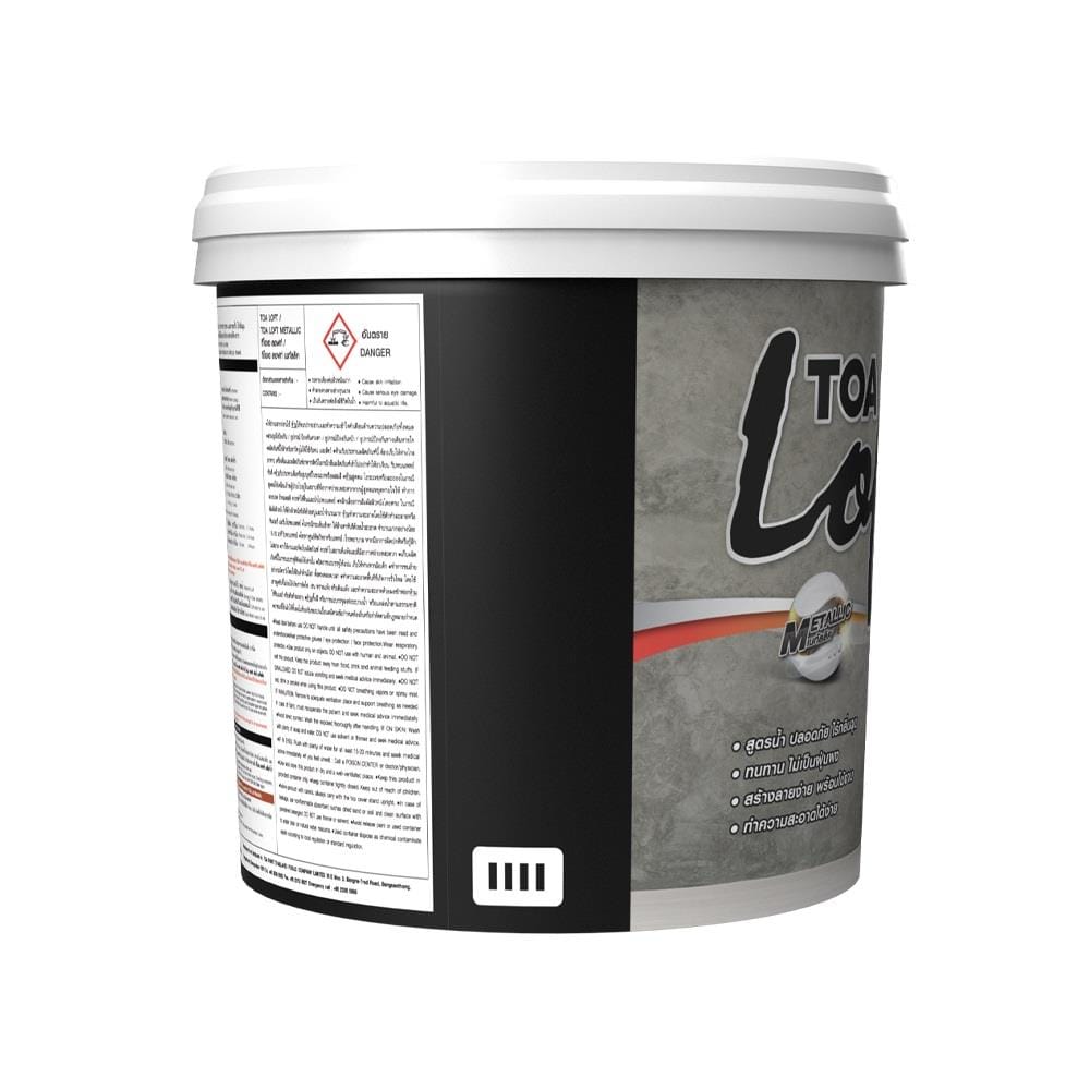 สีน้ำลอฟท์ TOA LOFT METALLIC WHITE 9 กก.