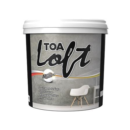 สีน้ำลอฟท์ TOA LOFT METALLIC WHITE 9 กก._0