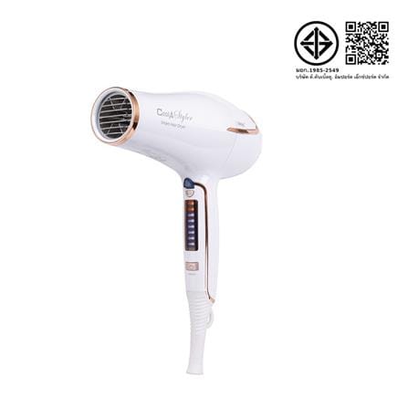 ไดร์เป่าผม COOL A STYLER RCY190 2200 วัตต์ สีขาว_5
