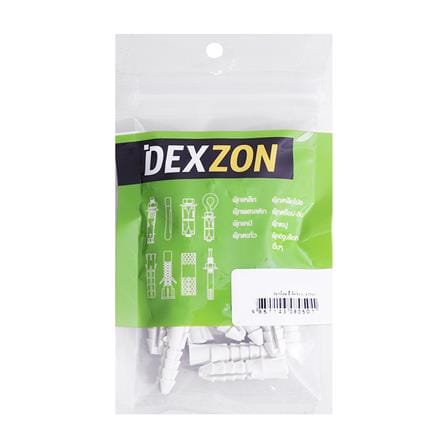 พุกพลาสติก DEXZON เบอร์ 5 แพ็ก 25 ชิ้น_2