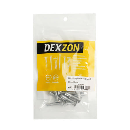 สกรูปลายสว่าน WF DEXZON 10-24X22 มม. แพ็ก 25 ชิ้น_2