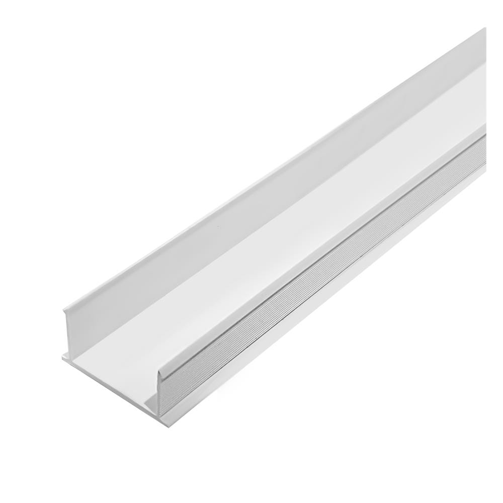 เซาะร่อง PVC ชวากร U20 2x200 ซม. สีขาว
