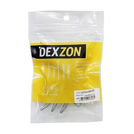 สกรูยึดสันลอนเมทัลชีทโครงเหล็ก DEXZON 10x2-1/2 นิ้ว (แพ็ก 10 ชิ้น)_2