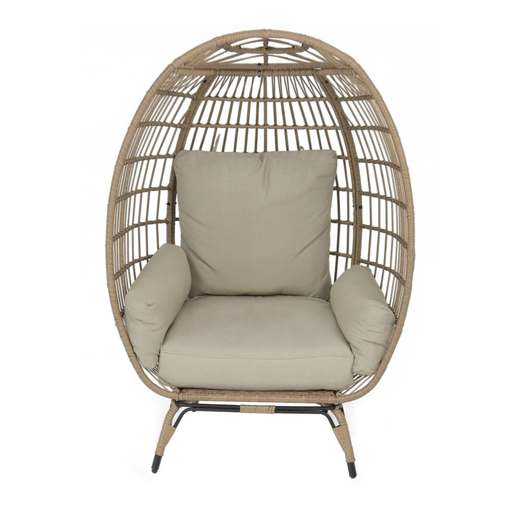 เก้าอี้พักผ่อน SPRING WICKER EGG BALLENE สีเบจ