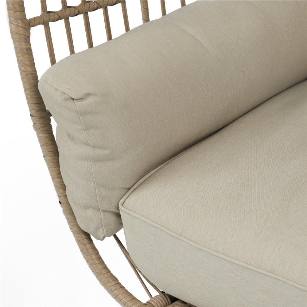 เก้าอี้พักผ่อน SPRING WICKER EGG BALLENE สีเบจ