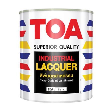 สีพ่นอุตสาหกรรม ชนิดเงา TOA INDUSTRIAL LACQUER 900 สีขาว 5 แกลลอน_0