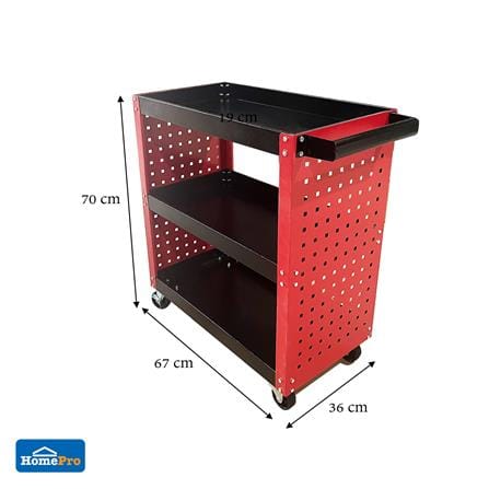 รถเข็นเครื่องมือช่าง 3 ชั้น MATALL DY2310 แผงข้าง_10