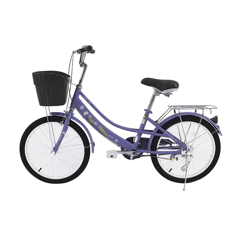 จักรยานแม่บ้าน QITONG TN22A07 20 นิ้ว สีม่วง