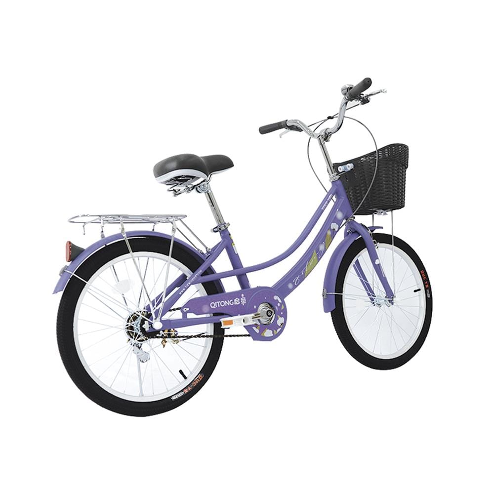จักรยานแม่บ้าน QITONG TN22A07 20 นิ้ว สีม่วง