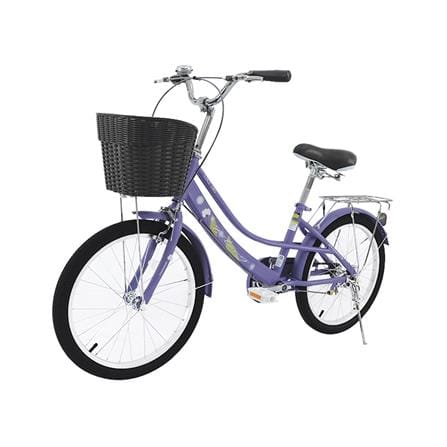 จักรยานแม่บ้าน QITONG TN22A07 20 นิ้ว สีม่วง_4