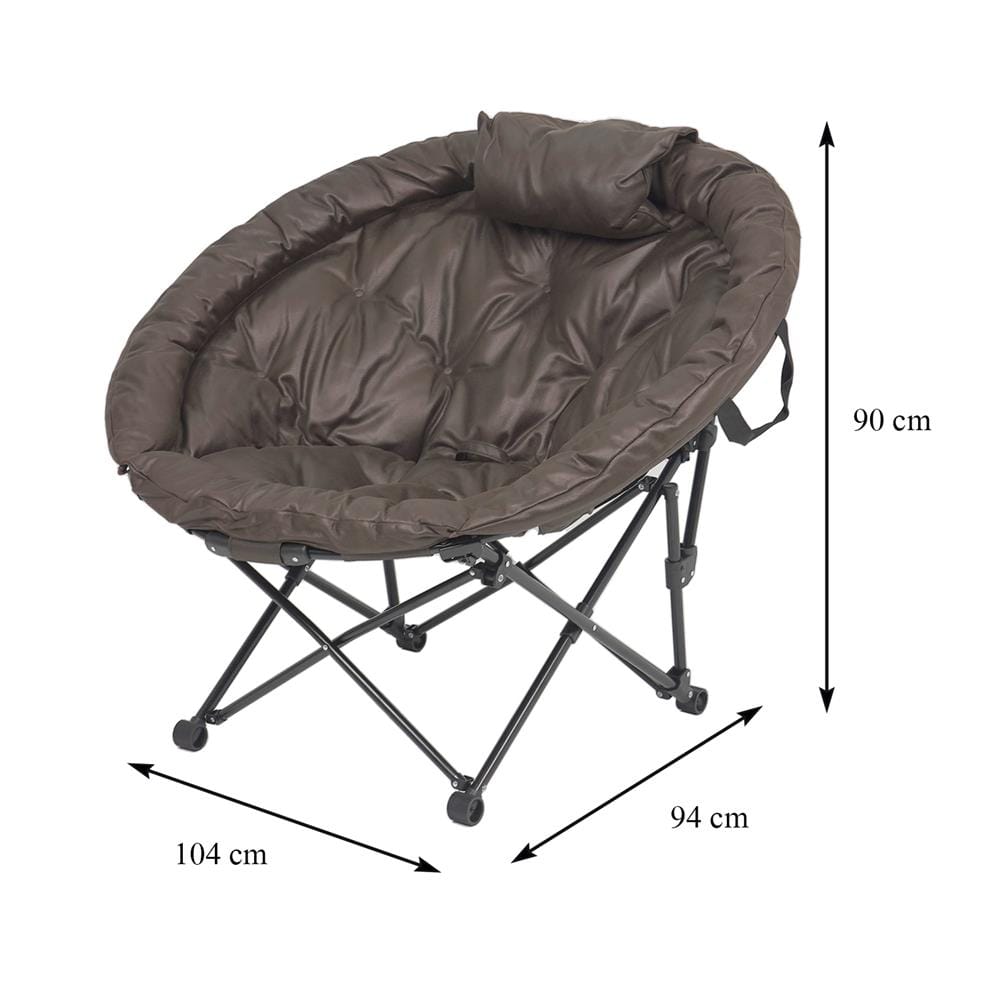 เก้าอี้พักผ่อน FURDINI MOONCHAIR PMOL+ สีน้ำตาล