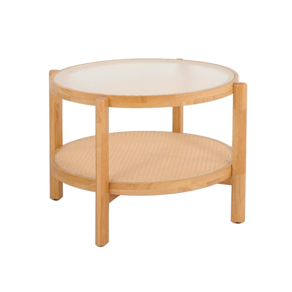โต๊ะกลางกลม FURDINI MONIZ B-3011 สี NATURAL