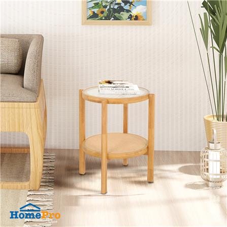 โต๊ะข้าง FURDINI MONIZ B-3011-1 สี NATURAL_3