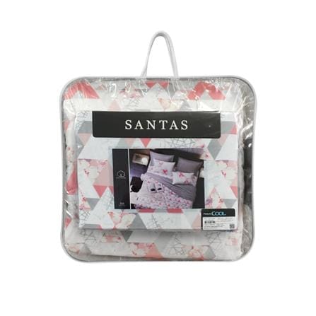 ชุดผ้าปูที่นอน 5 ฟุต 6 ชิ้น SANTAS CANNA OS_5