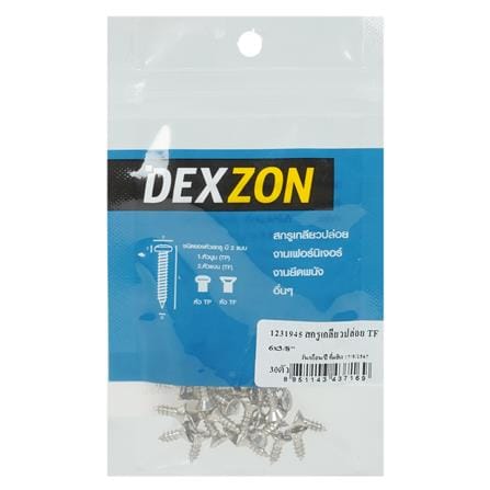 สกรูเกลียวปล่อย TF DEXZON 6X3/8 นิ้ว แพ็ก 30 ชิ้น_2
