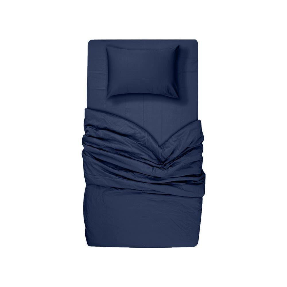 ชุดผ้าปูที่นอน 3.5 ฟุต 3 ชิ้น BENEATH NAVY BLUE