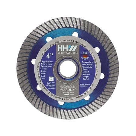 ใบตัดเพชร HHW FAST TURBO 4 นิ้ว/105 มม._0