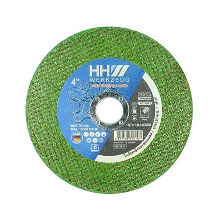 ใบตัด HHW FAST CUT 4 นิ้ว x 1.0 มม. สีเขียว_0