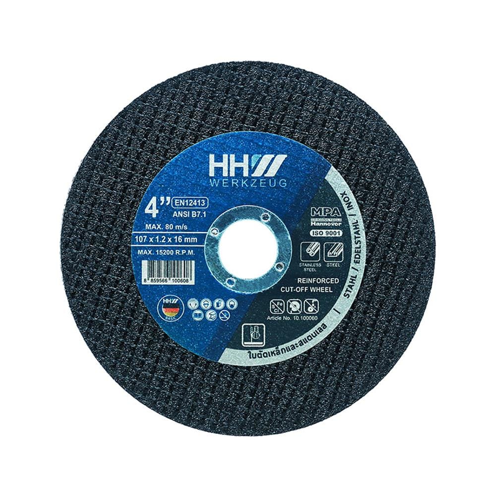 ใบตัด HHW 4 นิ้ว x 1.0 มม. สีดำ
