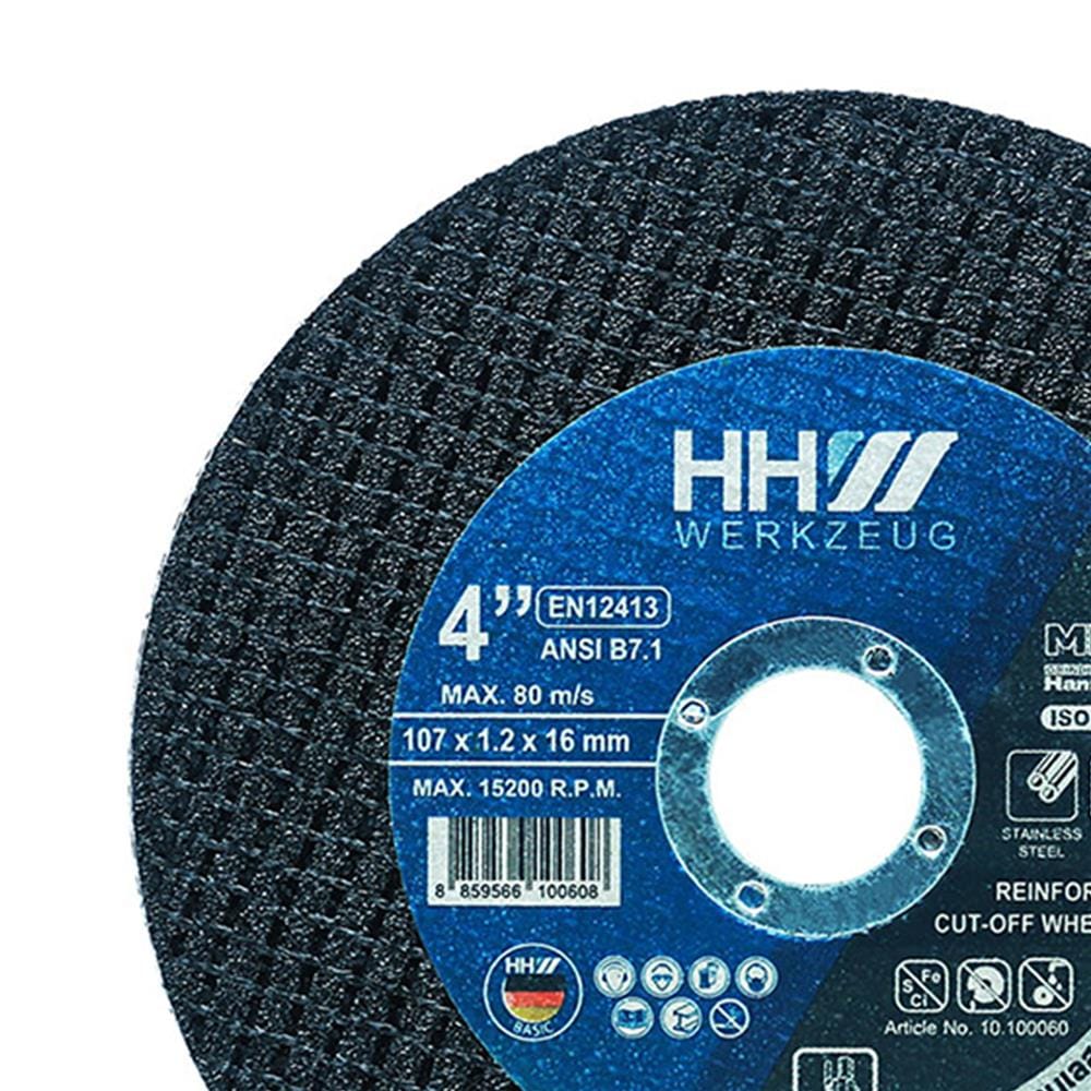 ใบตัด HHW 4 นิ้ว x 1.0 มม. สีดำ