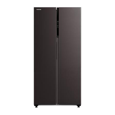 ตู้เย็น SIDE BY SIDE TOSHIBA GR-RS600WI-PMT(37) 16.2 คิว SATIN GREY อินเวอร์เตอร์_0