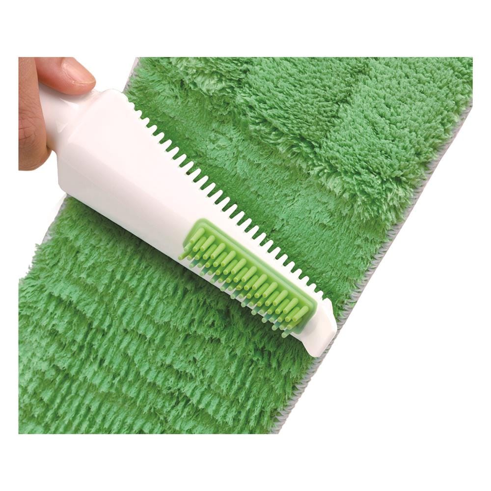 ไม้ม็อบถูพื้นมีที่รีดน้ำในตัว พร้อมแปรงขูดสิ่งสกปรก SCOTCH-BRITE HANDS-FREE สีเขียว