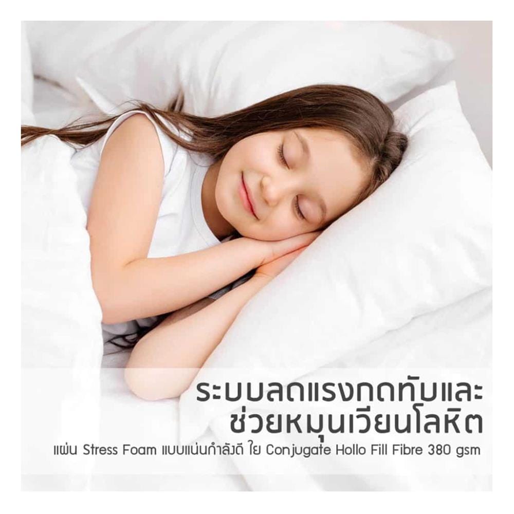 ที่นอนสปริง 3.5 ฟุต LOTUS รุ่น REBECA พร้อมหมอนหนุน 1 ชิ้น