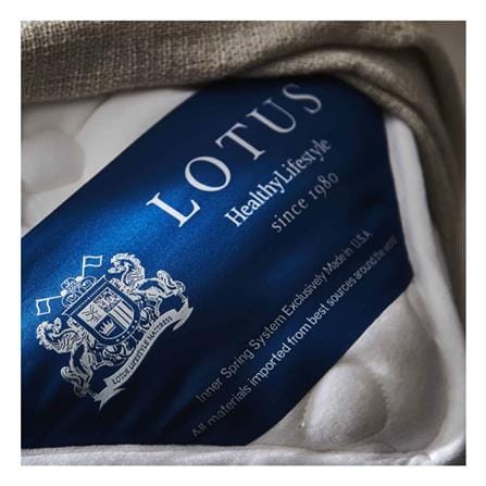 ที่นอนสปริง 3.5 ฟุต LOTUS รุ่น REBECA พร้อมหมอนหนุน 1 ชิ้น_3