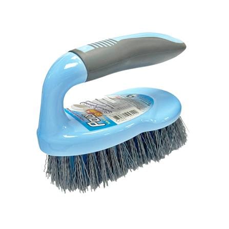 แปรงขัดพร้อมมือจับขนแปรงไนลอน POLY-BRITE สีฟ้า/เทา_0