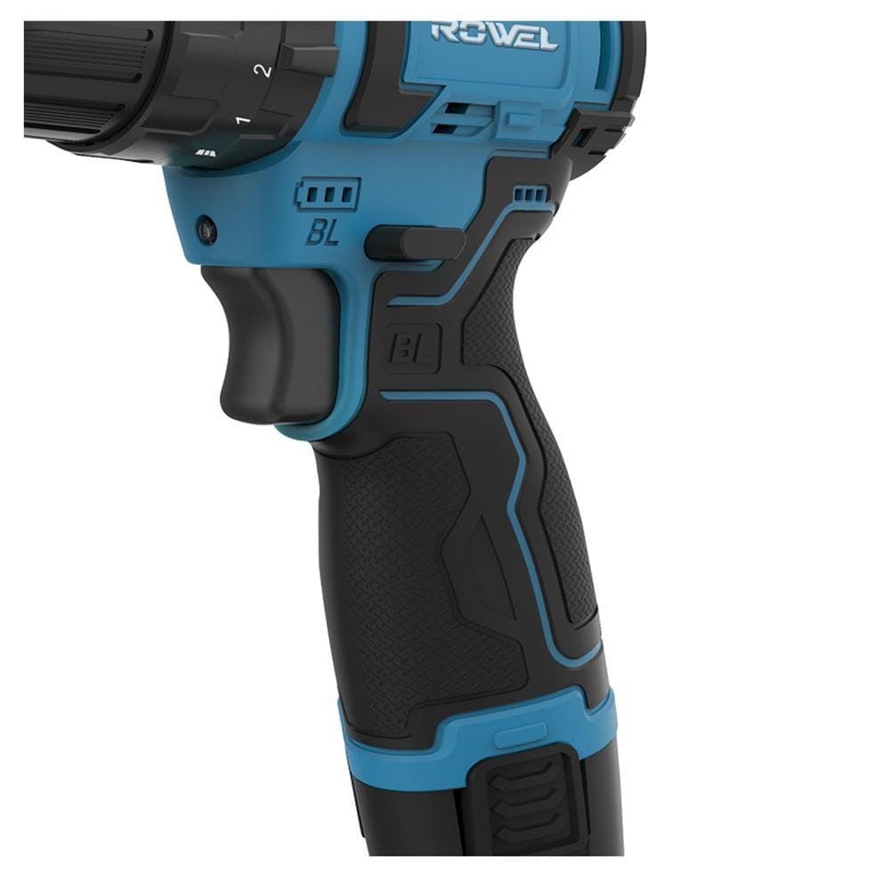 สว่านกระแทกไร้สาย (พร้อมแบตเตอรี่) ROWEL RW-120HBL 12 โวลต์