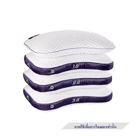 หมอนสุขภาพ ยางพารา BEDGEAR M1X 1.0 17x24 นิ้ว สีขาว_2
